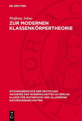 Zur modernen Klassenkörpertheorie