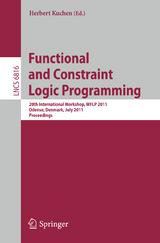 Functional and Constraint Logic Programming - 