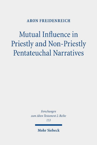 Mutual Influence in Priestly and Non-Priestly Pentateuchal Narratives