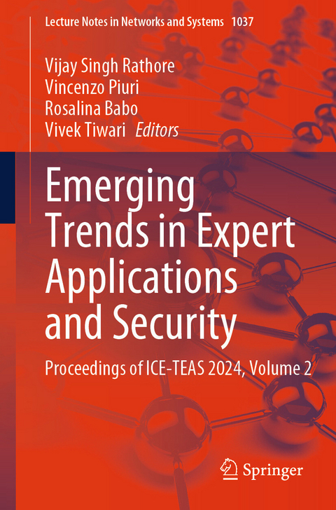 Emerging Trends in Expert Applications and Security - 