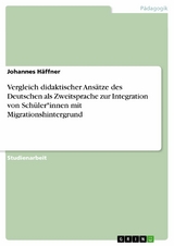 Vergleich didaktischer Ansätze des Deutschen als Zweitsprache zur Integration von Schüler*innen mit Migrationshintergrund -  Johannes Häffner