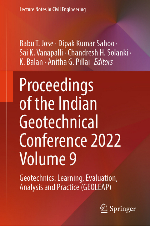 Proceedings of the Indian Geotechnical Conference 2022 Volume 9 - 