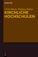 Kirchliche Hochschulen - Ulrich Rhode, Wolfgang R&uuml;fner