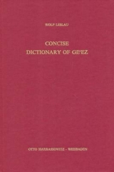 Concise Dictionary of Gecez - Wolf Leslau