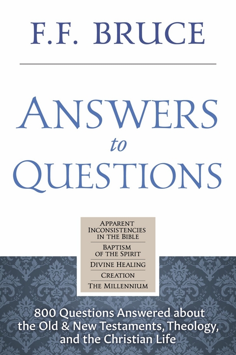 Answers to Questions -  F.F. Bruce