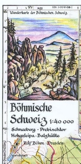 B&ouml;hmische Schweiz 1:40000 - Rolf B&ouml;hm