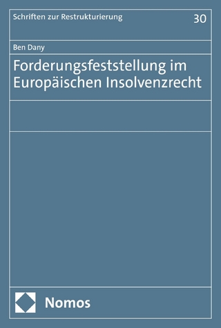 Forderungsfeststellung im Europäischen Insolvenzrecht