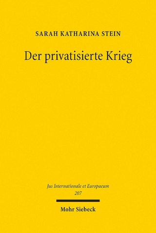 Der privatisierte Krieg