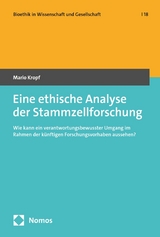 Eine ethische Analyse der Stammzellforschung - Mario Kropf