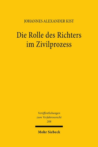 Die Rolle des Richters im Zivilprozess