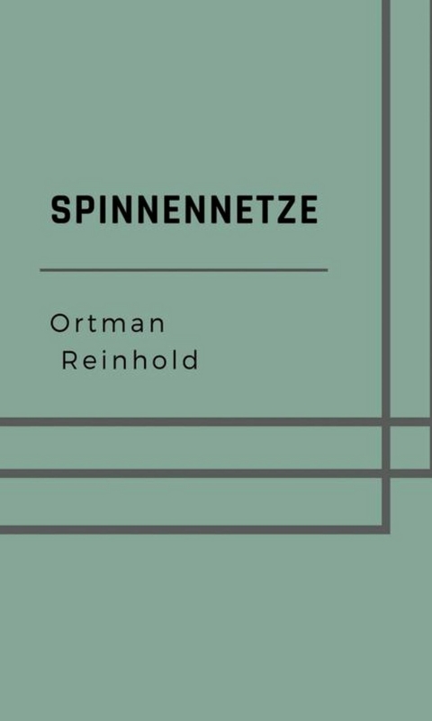 Spinnennetze - Reinhold Ortmann