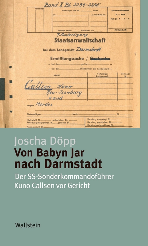 Von Babyn Jar nach Darmstadt -  Joscha D&ouml;pp