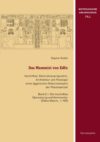 Das Mammisi von Edfu. Inschriften, Dekorationsprogramm, Architektur und Theologie eines ägyptischen Geburtstempels der Ptolemäerzeit