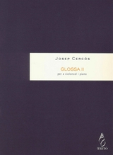 Glosa II, per a violoncel i piano - Josep Cerc&oacute;s