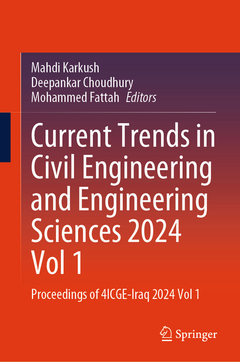 Current Trends in Civil Engineering and Engineering Sciences 2024, Vol 1 - 