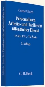 Personalbuch Arbeits- und Tarifrecht öffentlicher Dienst - Conze, Peter; Karb, Svenja