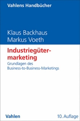 Industrieg&uuml;termarketing - Klaus Backhaus, Markus Voeth