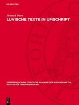 Luvische Texte in Umschrift - Heinrich Otten
