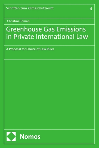 Greenhouse Gas Emissions in Private International Law