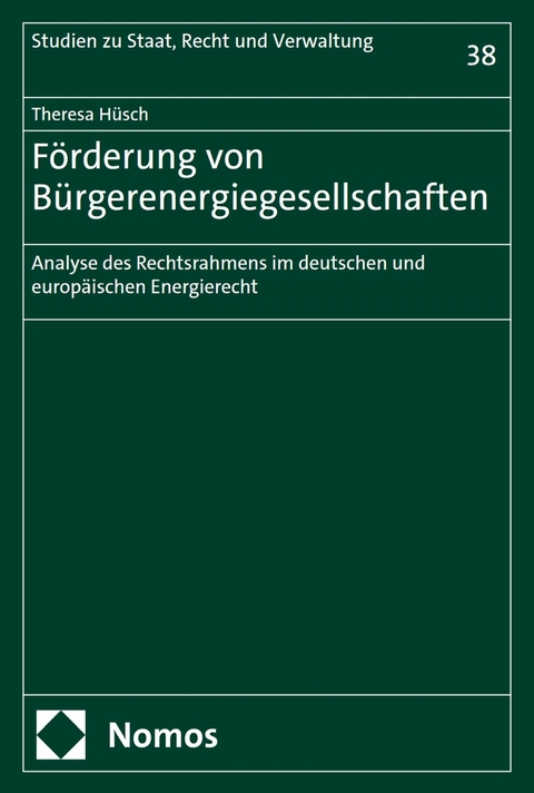 F&ouml;rderung von B&uuml;rgerenergiegesellschaften -  Theresa H&uuml;sch
