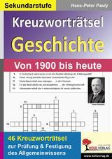 Kreuzwortr&auml;tsel Geschichte / Aktuell - Hans-Peter Pauly