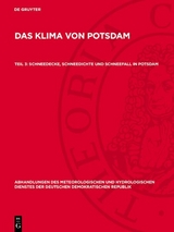 Schneedecke, Schneedichte und Schneefall in Potsdam