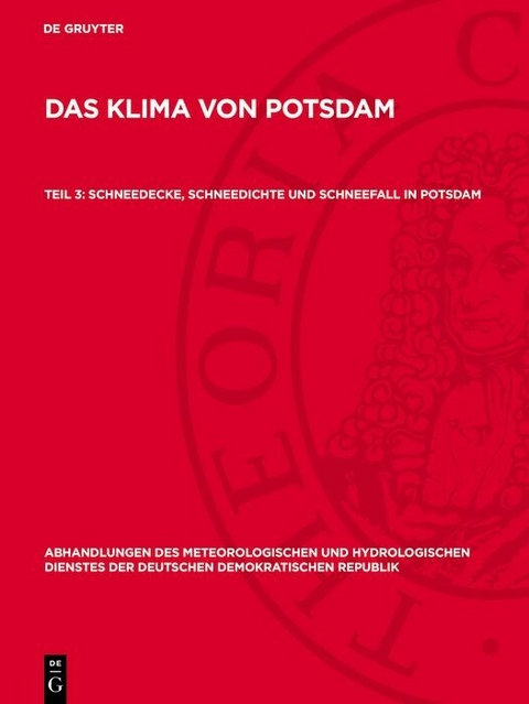 Schneedecke, Schneedichte und Schneefall in Potsdam