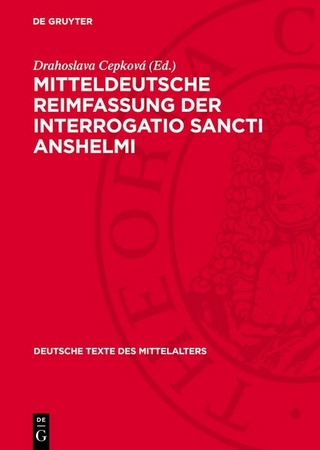 Mitteldeutsche Reimfassung der Interrogatio Sancti Anshelmi