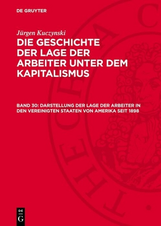 Darstellung der Lage der Arbeiter in den Vereinigten Staaten von Amerika seit 1898