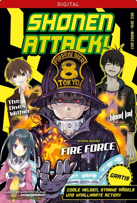 Shonen Attack Magazin #1 -  Atsushi Ohkubo,  Yuuki Kodama,  Reki Kawahara,  Ayato Sasakura,  Osora