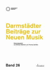 Darmst&auml;dter Beitr&auml;ge zur neuen Musik - 