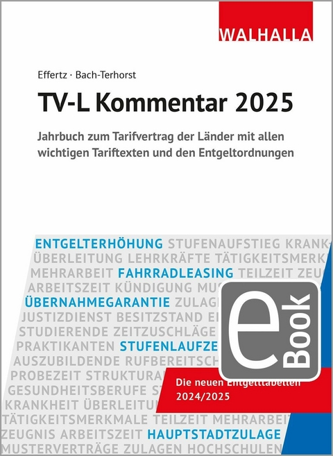 TV-L Kommentar 2025 - Jörg Effertz, Andreas Bach-Terhorst