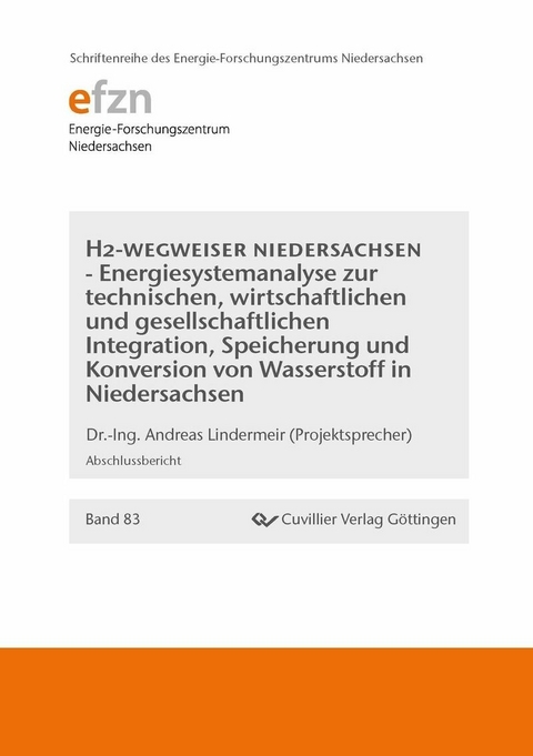 H2-Wegweiser Niedersachsen -  Lindermeir,  Andreas