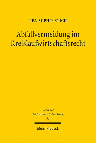 Abfallvermeidung im Kreislaufwirtschaftsrecht