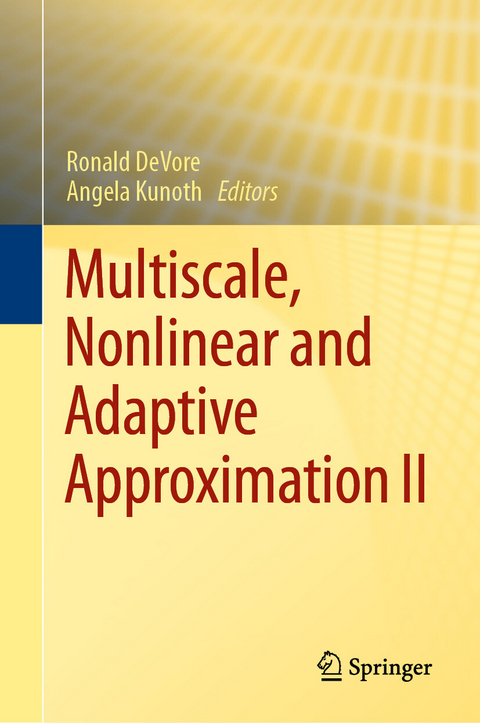 Multiscale, Nonlinear and Adaptive Approximation II - 