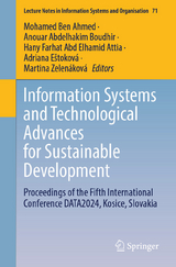 Information Systems and Technological Advances for Sustainable Development - 