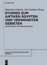 Studien zum antiken &Auml;gypten und verwandten Gebieten - 
