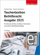 Taschenlexikon Beihilferecht Ausgabe 2025 - Gottfried Nitze