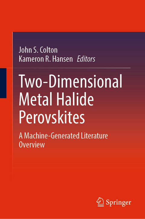 Two-Dimensional Metal Halide Perovskites - 