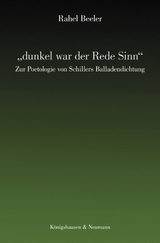"dunkel war der Rede Sinn" - Rahel Beeler
