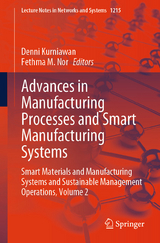 Advances in Manufacturing Processes and Smart Manufacturing Systems - 