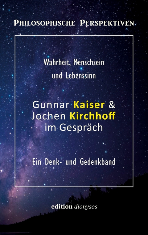 Gunnar Kaiser & Jochen Kirchhoff im Gespr&auml;ch - 