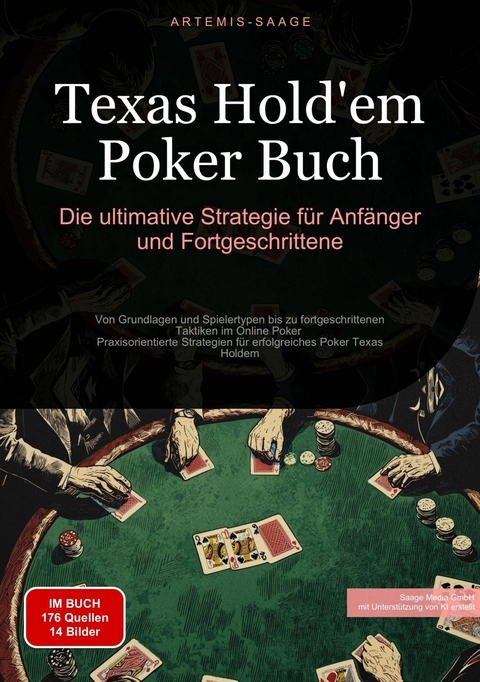 Texas Hold'em Poker Buch: Die ultimative Strategie f&uuml;r Anf&auml;nger und Fortgeschrittene - Artemis Saage - Deutschland