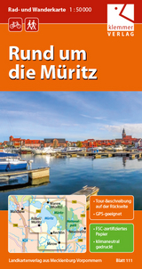 Rad- und Wanderkarte Rund um die M&uuml;ritz - 