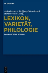 Lexikon, Variet&auml;t, Philologie - 