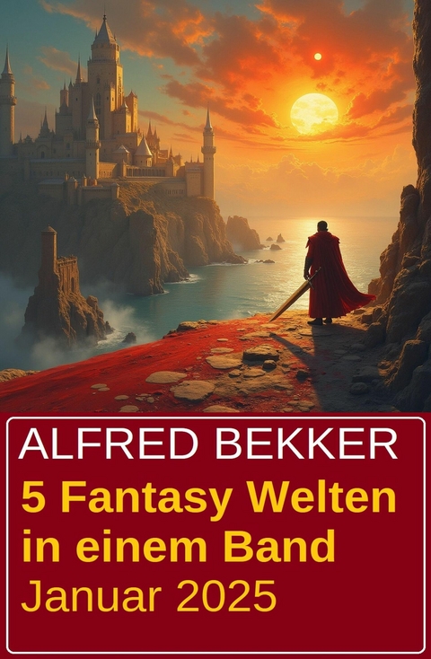 5 Fantasy Welten in einem Band Januar 2025 -  Alfred Bekker
