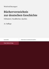 B&uuml;cherverzeichnis zur deutschen Geschichte - 