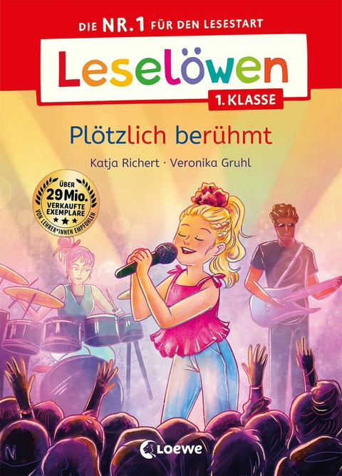 Leselöwen 1. Klasse - Plötzlich berühmt - Katja Richert