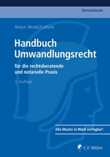 Handbuch Umwandlungsrecht - Christiane Stoye-Benk, Vladimir Cutura