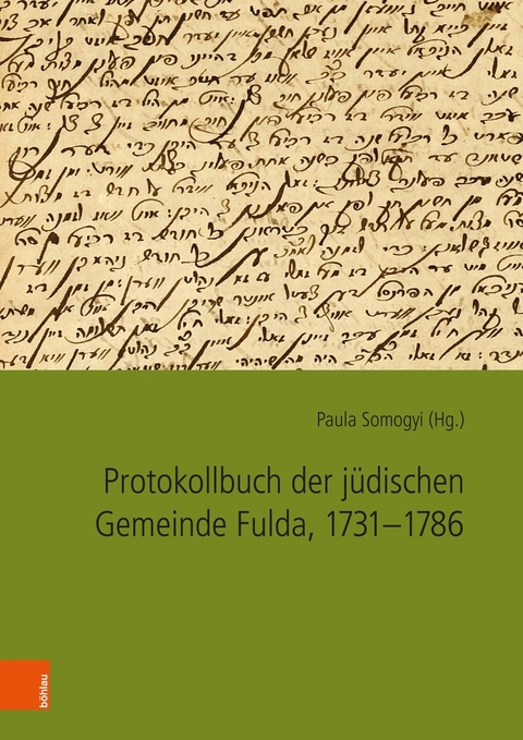 Protokollbuch der j&uuml;dischen Gemeinde Fulda, 1731-1786 - 